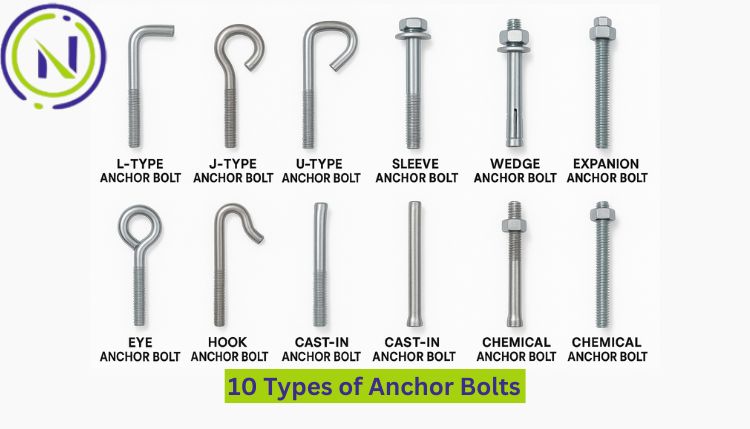 10 Types of Anchor Bolts